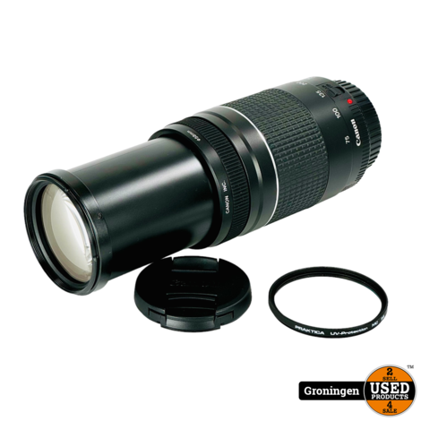 Canon EF 75-300mm f/4-5.6 III NETTE STAAT! incl. lensdoppen