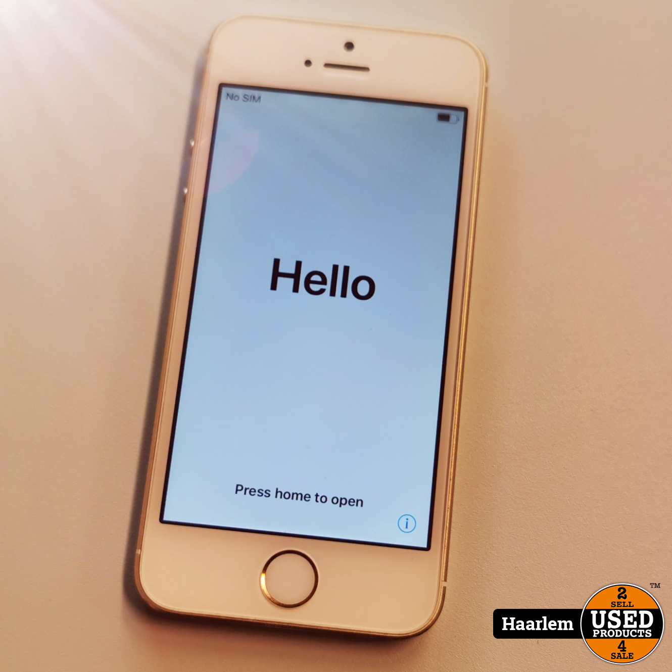 Veraangenamen prijs Treble Apple iPhone 5s 16gb gold zonder lader - Used Products Haarlem