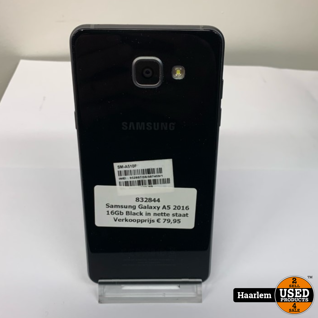 Assortiment Koreaans Verplicht Samsung Galaxy A5 2016 16Gb Black in nette staat - Used Products Haarlem  Cronjéstraat
