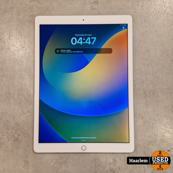 Apple iPad Pro 12.9 1e gen/2015 128Gb Silver met nieuwe accu - Products Haarlem Cronjéstraat