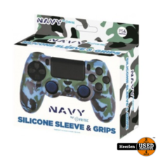 PS4 - Silicone Skin - Thumb Grips | Navy | Nieuw | Met Garantie