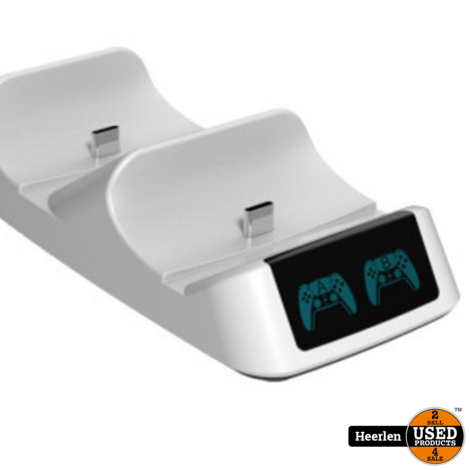 Under Control PS5 Oplaadstation voor 2 Controllers | White | Nieuw | Met Garantie