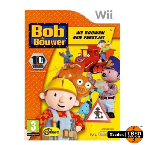 Bob de Bouwer - We Bouwen een Feestje | Nintendo Wii Game | A-Grade