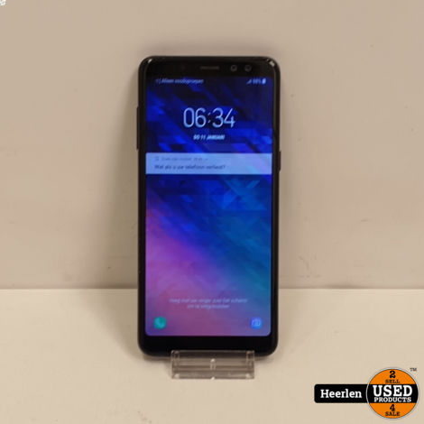 Samsung Galaxy A8 2018 32GB | Zwart | B-Grade | Met Garantie