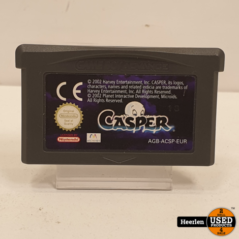 Gameboy Casper | Nintendo Game Boy Game | A-Grade