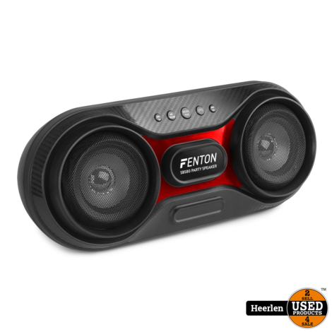 Fenton SBS80 Party BT Speaker | Zwart | Nieuw | Met Garantie