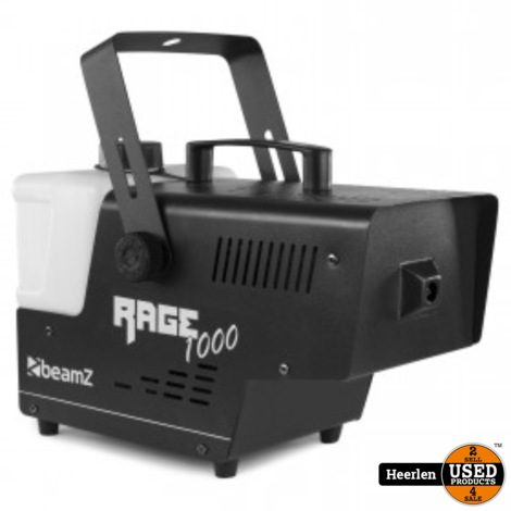 BeamZ Rage 1000 Smoke Machine | Zwart | Nieuw | Met Garantie