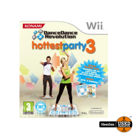 Nintendo Dancing stage hottestparty3 | Nintendo Wii | B-Grade | Met Garantie