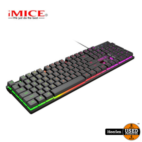 iMice Gaming toetsenbord | RGB | Nieuw | Met Garantie