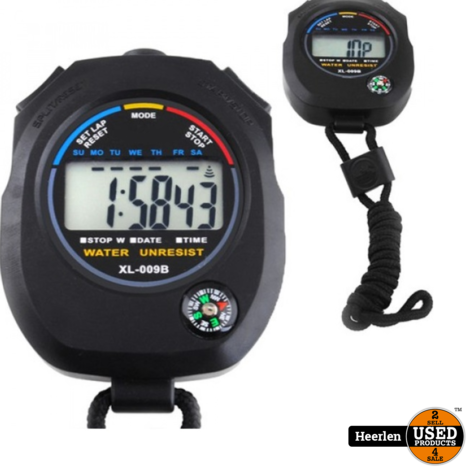 IsoTrade Stopwatch | Zwart | Nieuw | Met Garantie