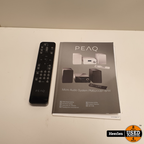 Peaq micro audio system | Zwart | B-Grade | Met Garantie