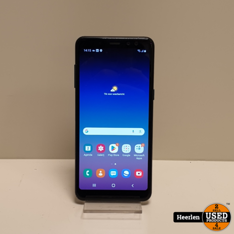 Samsung Galaxy A8 2018 32GB | Zwart | A-Grade | Met Garantie