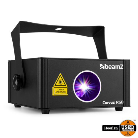 BeamZ Corvus RGB Scan Laser | Zwart | Nieuw | Met Garantie