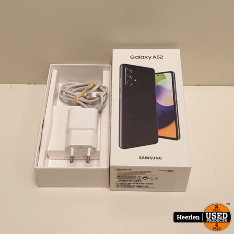 Samsung Galaxy A52 4G 128GB | Zwart | A-Grade | Met Garantie