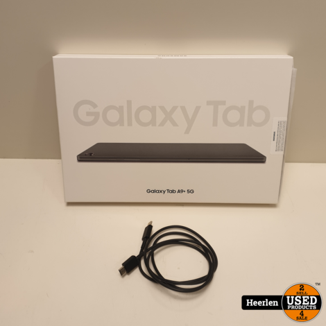 Samsung Galaxy Tab A9+ WiFi + 5G 64GB | Zwart | A-Grade | Met Garantie
