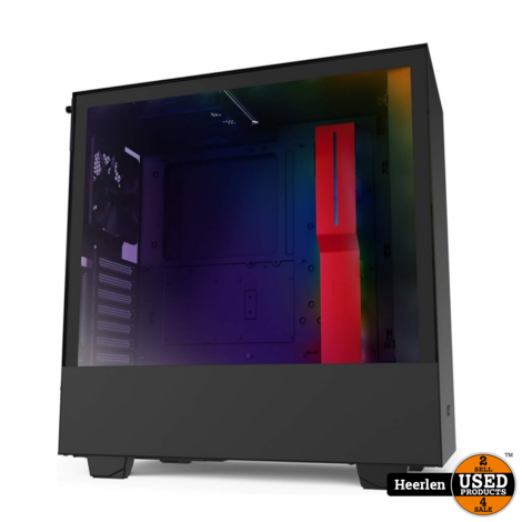 NZXT H510i Gaming PC | ADM Ryzen 5 2600 | 16GB DDR4 - 256GB SSD + 1TB | A-Grade | Met Garantie