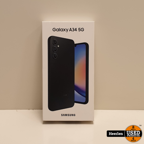 Samsung Galaxy A34 5G 128GB | Zwart | A-Grade | Met Garantie