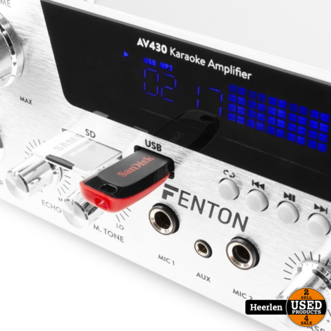 Fenton AV430A Amplifier 2x300W | Grijs | Nieuw | Met Garantie