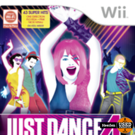 Just Dance 4 | Nintendo Wii Game | B-Grade