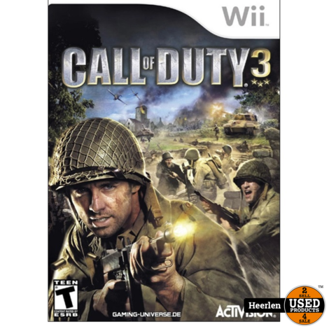Call Of Duty 3 | Nintendo Wii Game | B-Grade