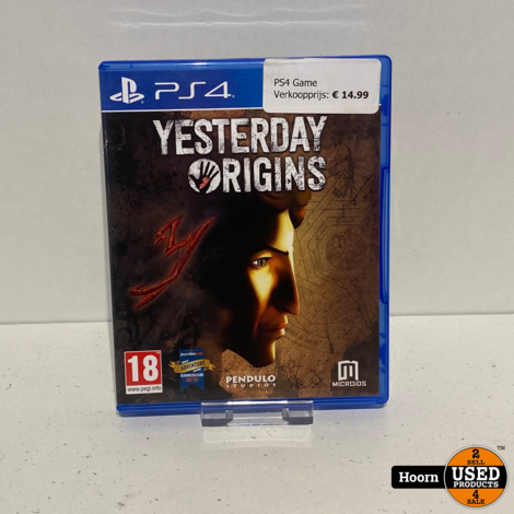 Playstation 4 Game: Yesterday Origins