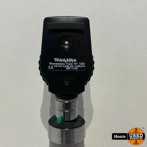 Welch Allyn Coaxial Ophthalmoscope 11720 incl. Handvat