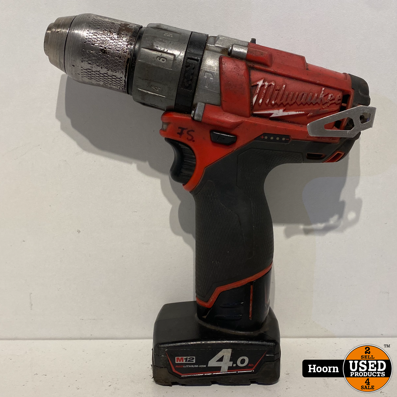 Milwaukee M12 CPD Klopboor-/Schroefmachine incl. 1X 4.0Ah 12V Accu - Used  Products Hoorn