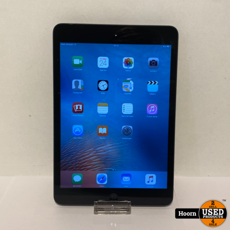 iPad Mini 1 32GB WiFi + Cellular Zwart Losse Tablet incl. Lader
