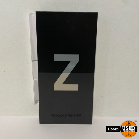 Samsung Galaxy Z Flip 3 5G 128GB Cream Nieuw Geseald met Bon