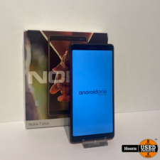 Nokia 7 Plus 64GB Zwart/Copper Dual-Sim Compleet in Doos