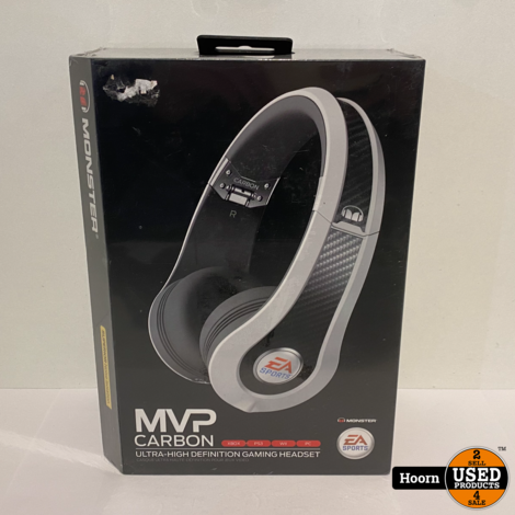 Monster MVP Carbon White EA Sports Headset Nieuw in Seal