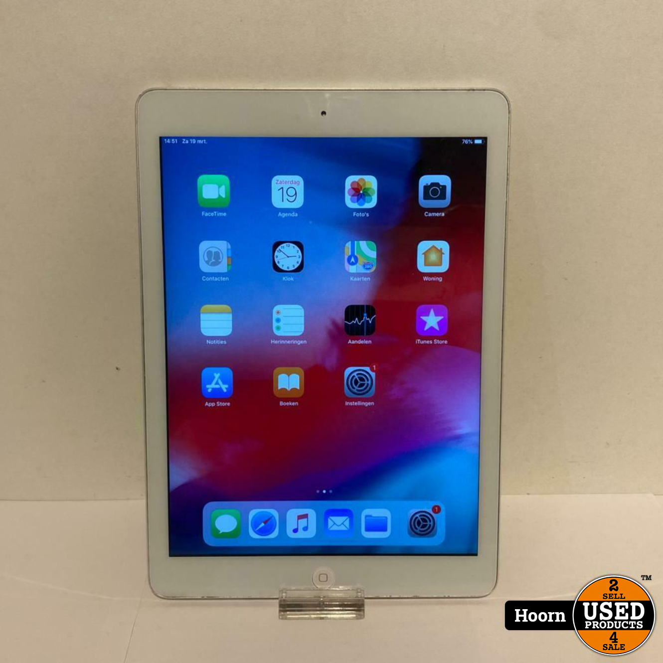 Vulkanisch opgroeien Visa Apple iPad iPad Air 1 16GB WiFi Silver Incl. Lader - Used Products Hoorn