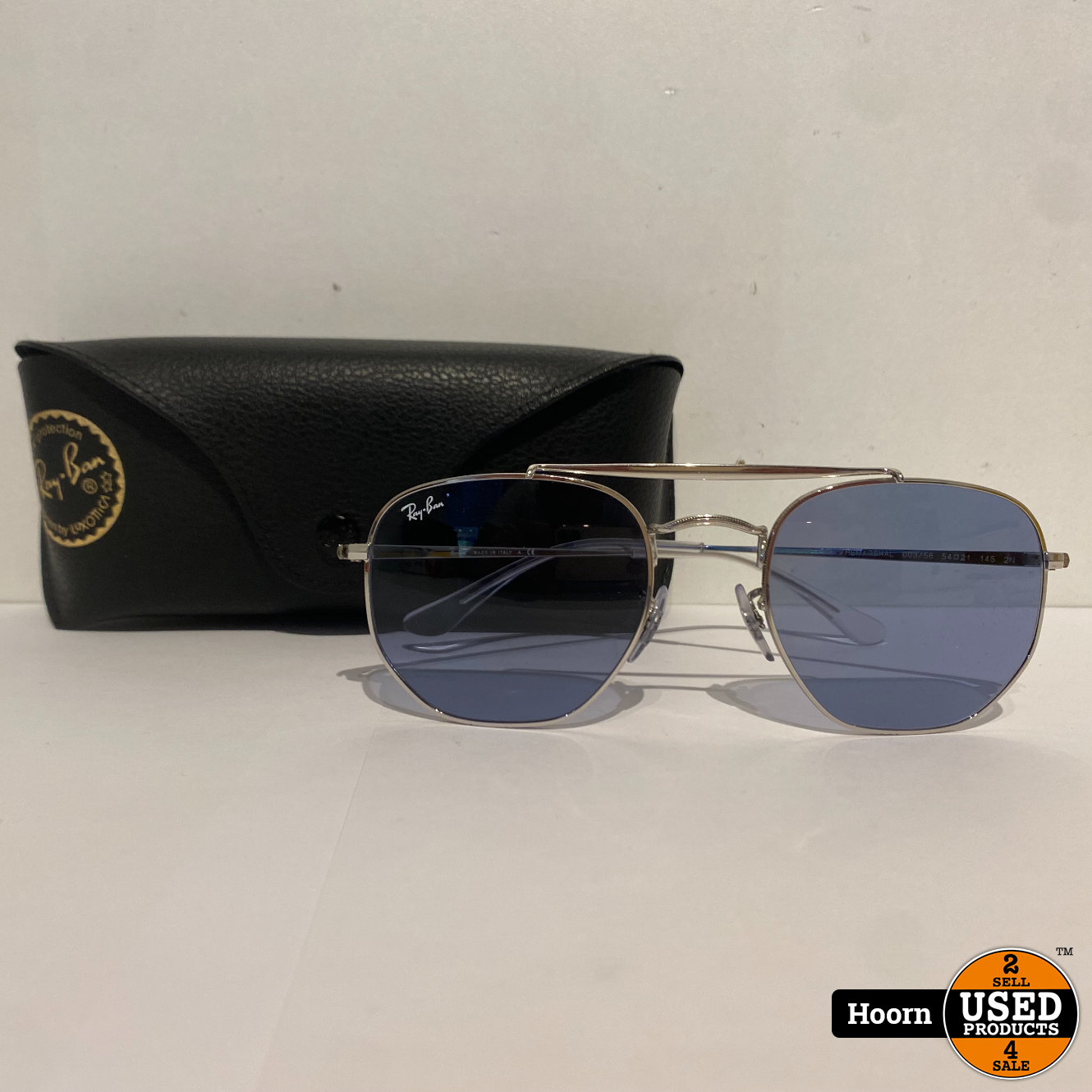 wrijving Vies Voorzien Ray-Ban RB3648 Marshal Edition in Koker - Used Products Hoorn