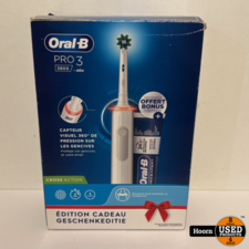 Oral-B Pro 3 3800 Elektrische Tandenborstel + Tandenpasta Nieuw in Doos