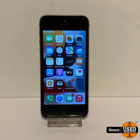 iPhone SE 16GB Space Gray Los Toestel incl. Lader