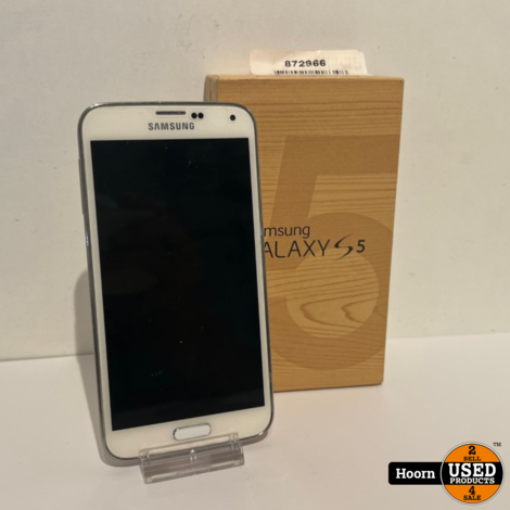 Samsung Galaxy S5 16GB Wit Compleet in Doos