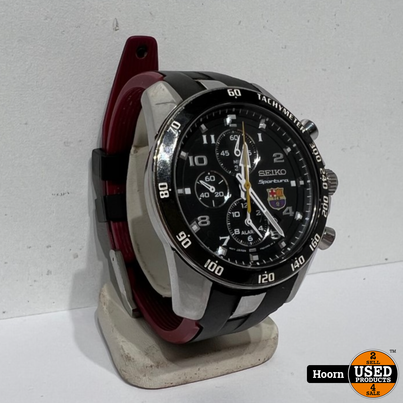 Seiko Sportura FC Barcelona SNAE93P1 42mm Quartz Horloge - Used Products Hoorn