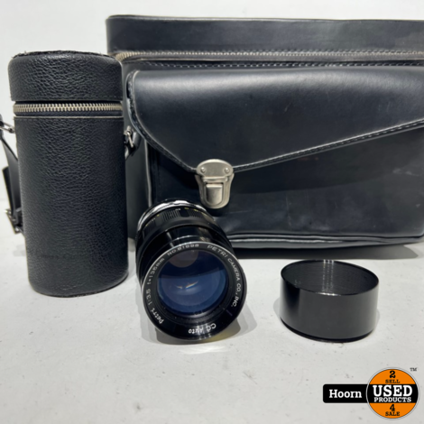 Petri Penta VI Vintage Analoge Camera +  3 Lenzen En Accessoires Compleet in Tas