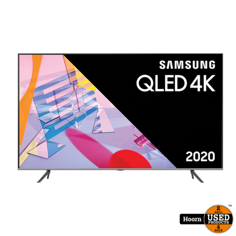 Samsung QE55Q64TAS 55 inch 4K HDR QLED Smart TV Compleet in Doos in Zeer Nette Staat