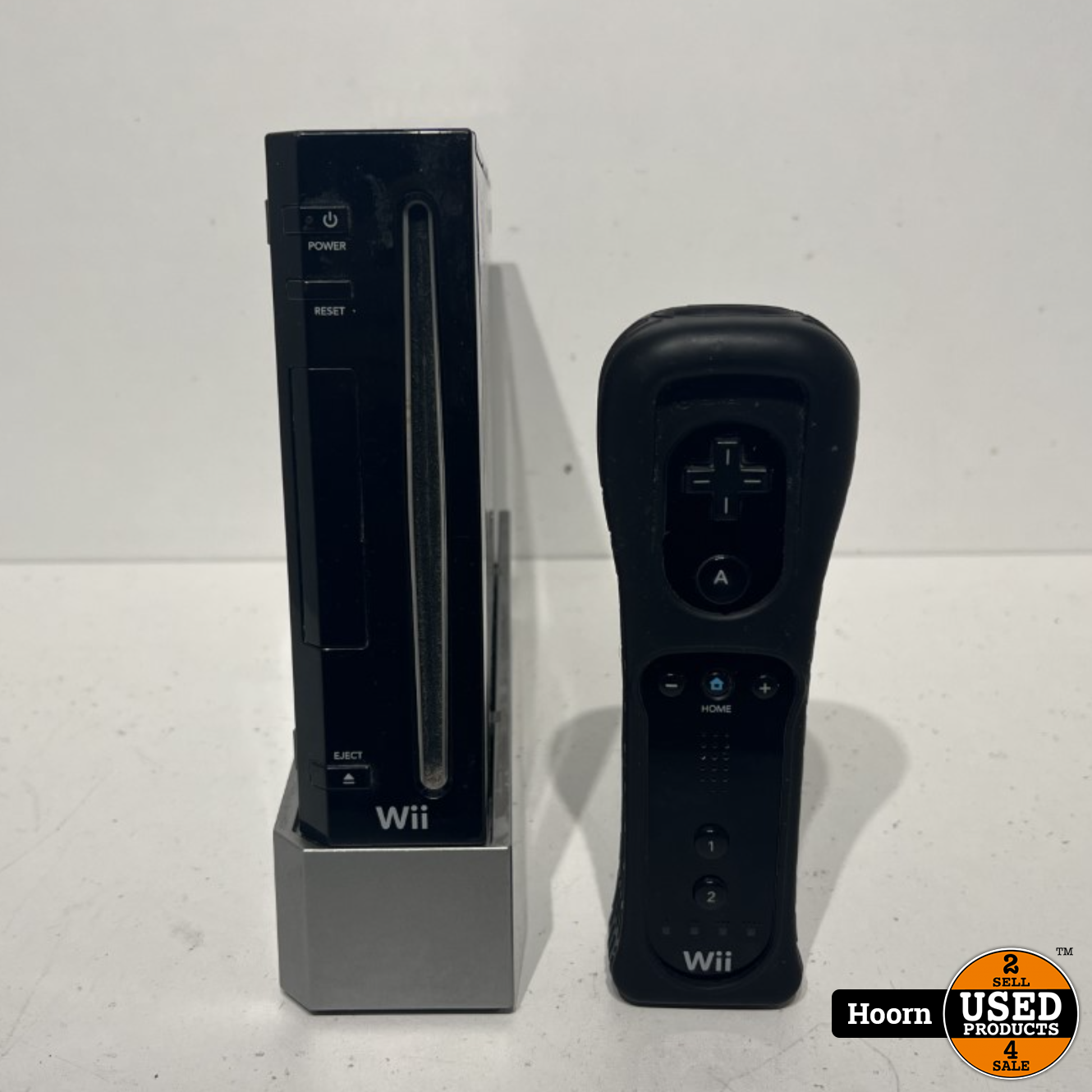 Nintendo Wii Zwart Compleet Controller - Used