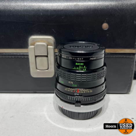 Canon AE-1 Analoge Spiegelreflexcamera Compleet incl. 4 Lenzen, Flitser en Case