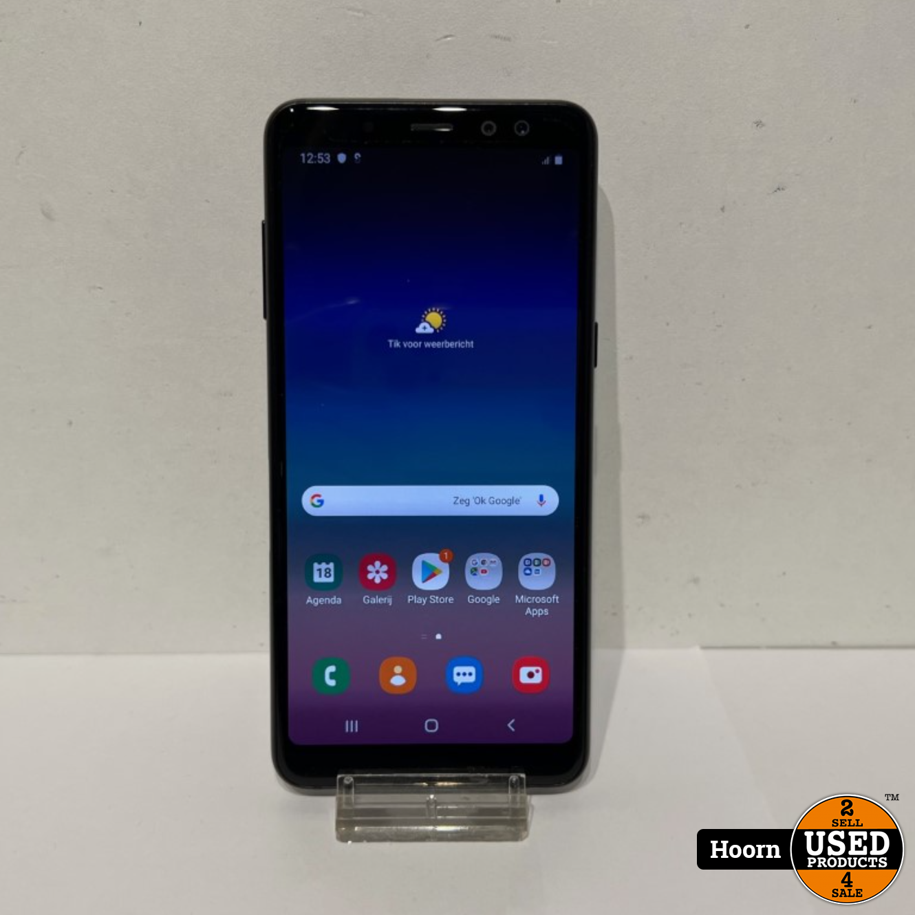 Kameel Namaak Elasticiteit samsung Samsung Galaxy A8 2018 32GB Zwart Los Toestel incl. Lader - Used  Products Hoorn