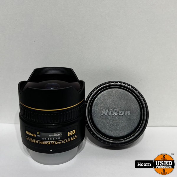 Nikon AF Fisheye Nikkor 10.5mm 1:2.8 G ED DX Fisheye Lens in Zeer ...