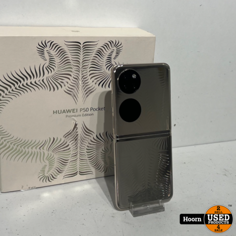 Huawei P50 Pocket 512GB/12GB Premium Edition Goud Compleet in Doos