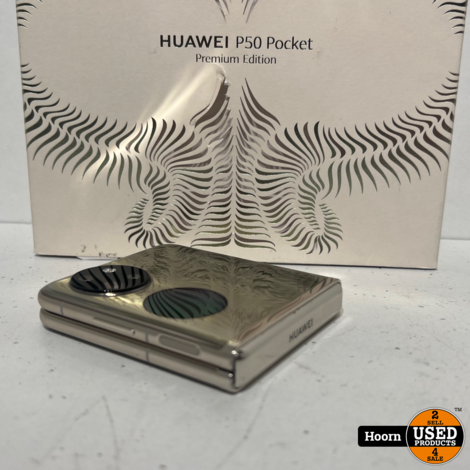 Huawei P50 Pocket 512GB/12GB Premium Edition Goud Compleet in Doos