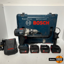Bosch Bosch GSR 14,4 VE - 2- LI Accu Boor-/Schroefmachine Set in Koffer incl. 3x 14.4V 3.0AH Accu, 1X 14.4V 4.0Ah Accu en Lader