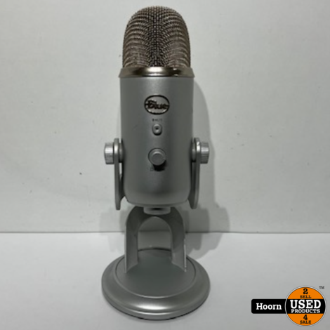 Blue Microphones Yeti - Microfoon - USB - Studiokwaliteit Streaming en Recording - Zilver