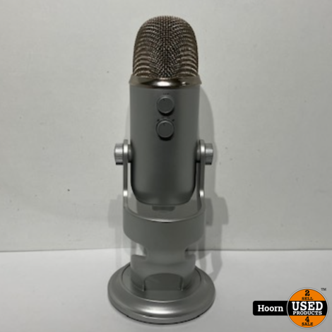 Blue Microphones Yeti - Microfoon - USB - Studiokwaliteit Streaming en Recording - Zilver