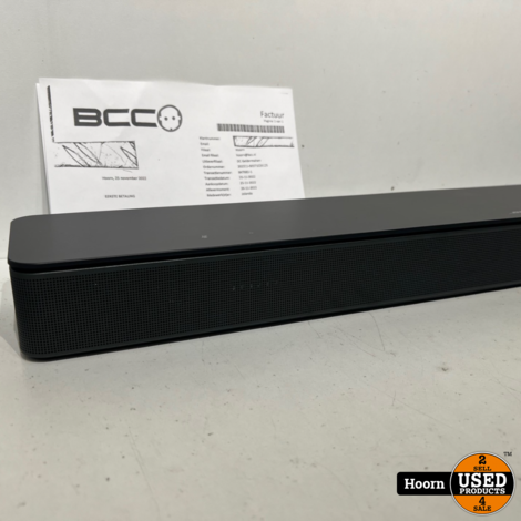 Bose Smart Soundbar 300 ZGAN Compleet met Afstandbediening en Bon