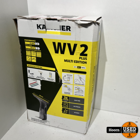 Kärcher WV 2 Plus Black Edition Ruitenreiniger Nieuw in Doos